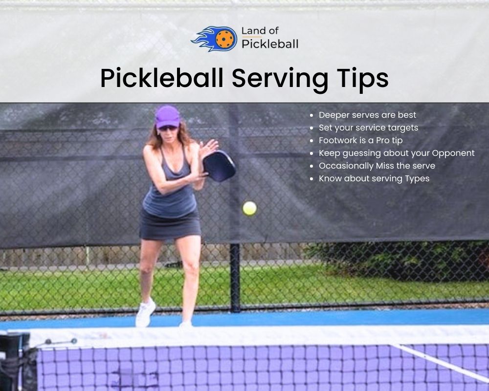 Pickleball Serving Tips