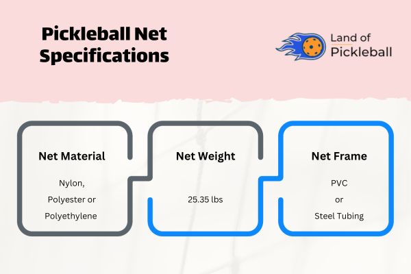 Pickleball Net Specifications