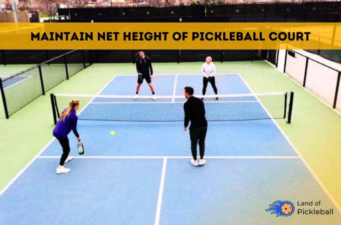 Maintain Net Height of Pickleball Court