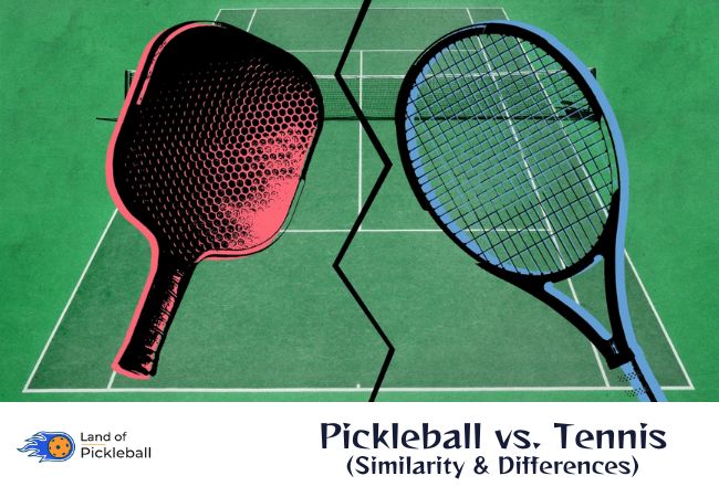 Pickleball and tennis