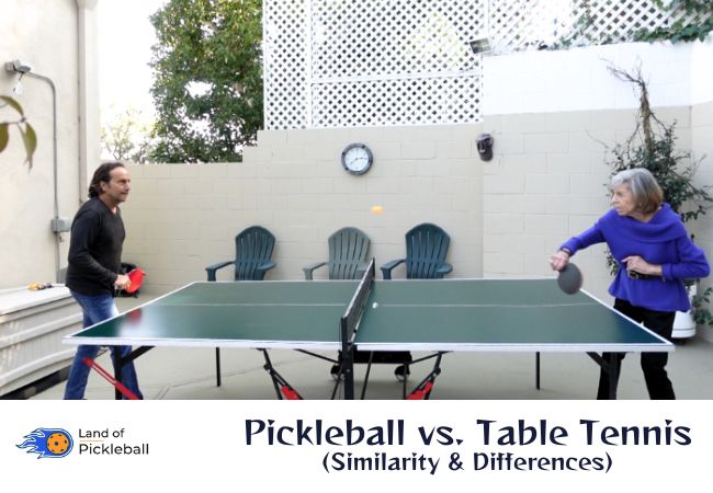 Pickleball and ping pong