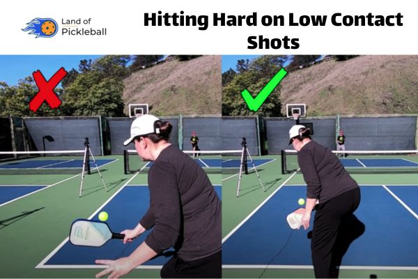 Hitting Hard on Low Contact Shots