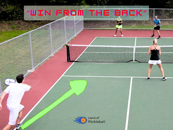 Pickleball Strategy Mistake #5: "Win from the Back"