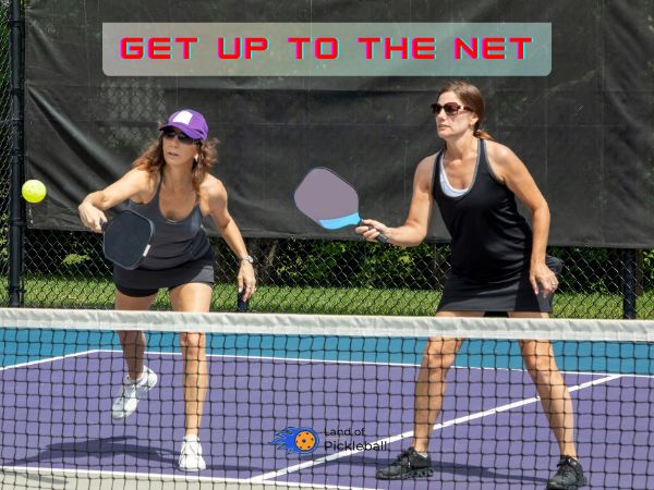 How to improve; get up to the net